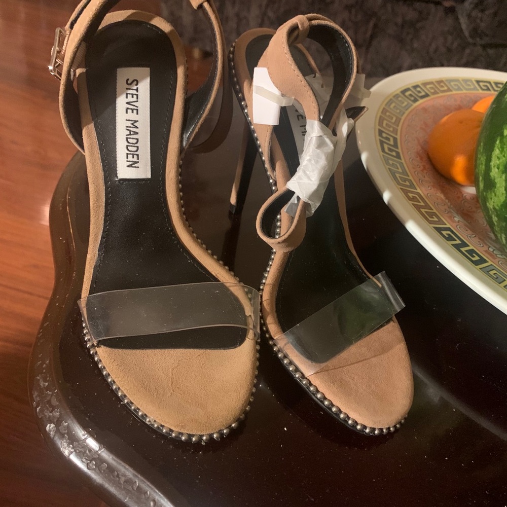 Steve Madden Sylvie Suede Ankle High Heels